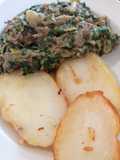 Guiso de acelga con papas doradas 🤩🇨🇱