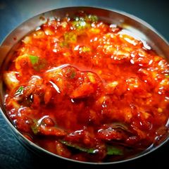 A picture of Garlic Raw Chutney.