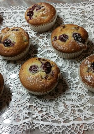 Meggy-Smarties Muffin / Muffin mit Sauerkirsche und Smarties recept fotója