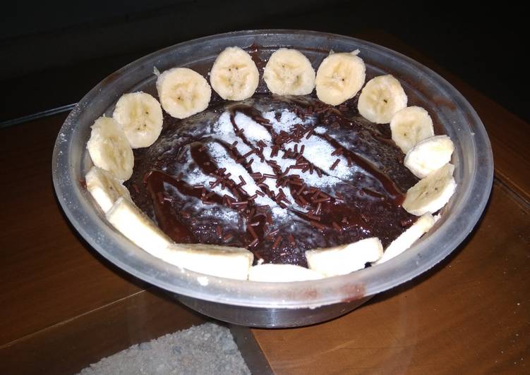 Bolu kukus brownies (no oven no mixer)