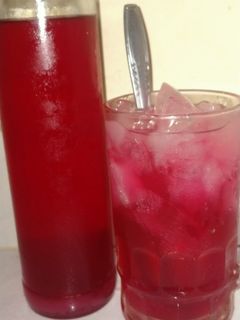 Foto resep Es sirup kulit buah naga