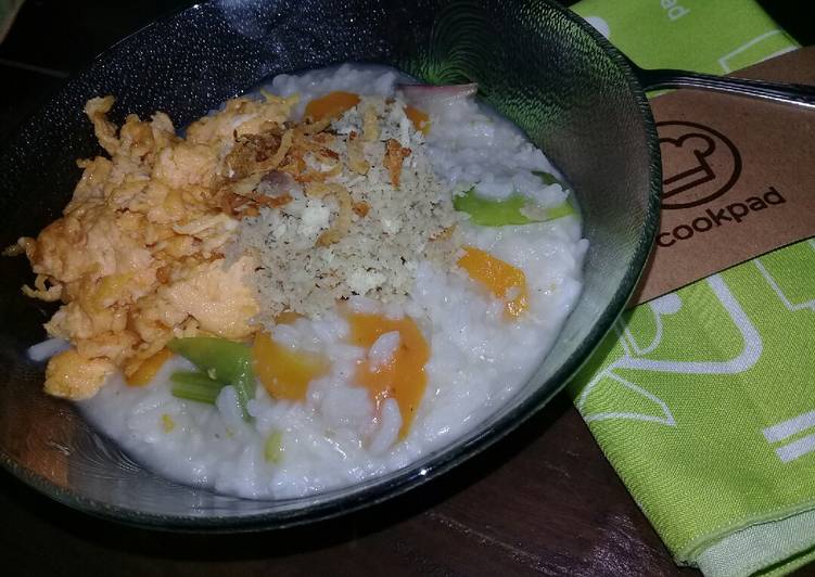 Langkah Mudah untuk Menyiapkan Bubur sop, Sempurna