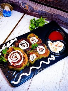 ক্যাপ্সিকাম মাশালা টিক্বি (Capsicum masala tikki recipe in Bengali) রেসিপির প্রধান ছবি