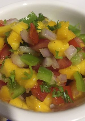 A picture of Mango salsa.