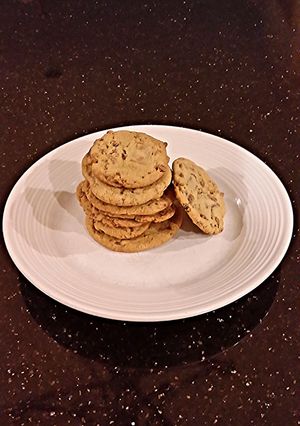 A picture of Toffee Crisp Cookies.