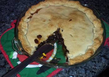 How To Serving Recipe Old Fashioned Raisin Pie Yummy
