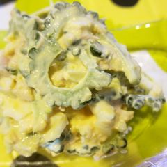 A picture of Delicious Bitter Melon, Egg & Tuna Salad.