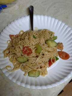 A picture of Pasta salad.