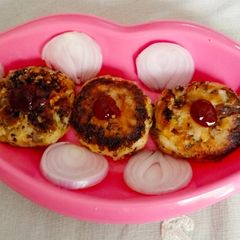 A picture of Dahi ke kebab.