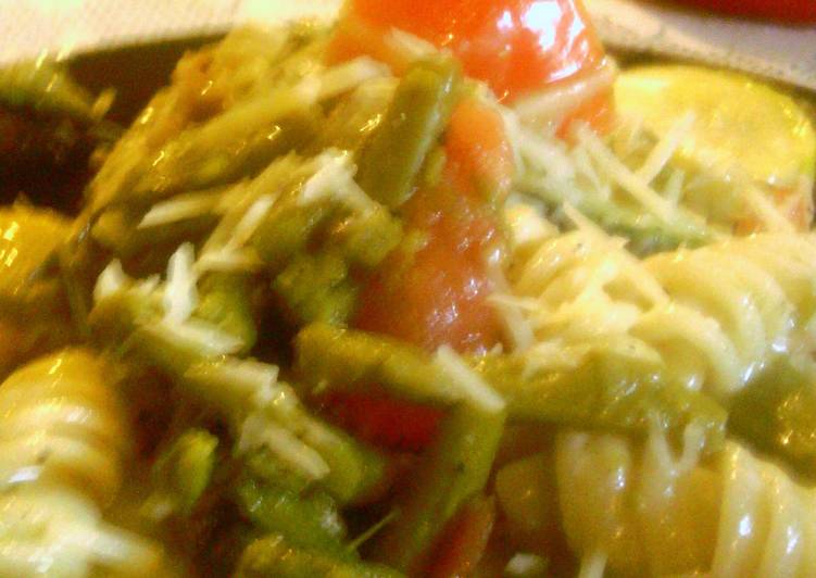 Recipe of Appetizing asparagus veggie chicken pasta