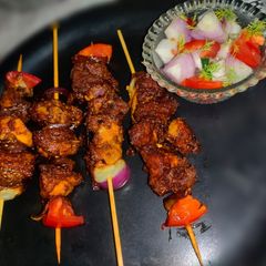 A picture of Chicken kabab.