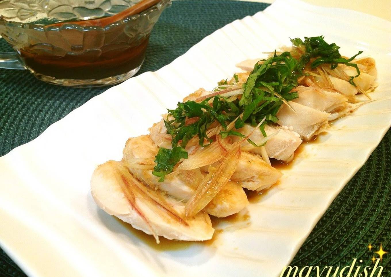 Chicken Breast with Spicy and Refreshing Wasabi Sauce