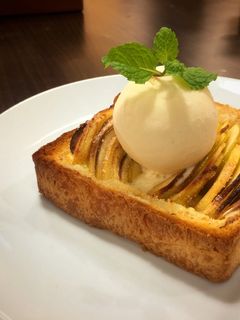 รูปของ โทสแอปเปิ้ลพาย : Apple Pie Toast