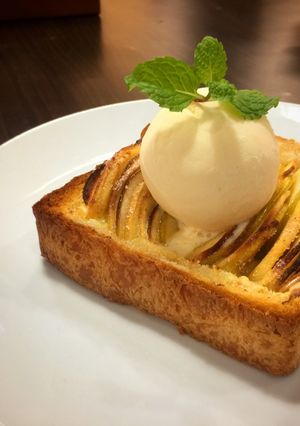 รูปของ โทสแอปเปิ้ลพาย : Apple Pie Toast