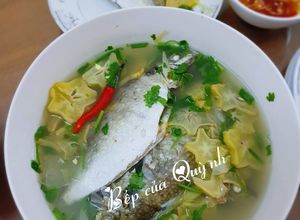 Hình của món Cá giò nấu khế.