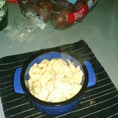 A picture of Spaetzel dumplings.