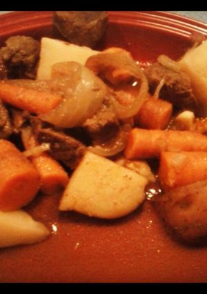 A picture of Crockpot Venison pot roast.