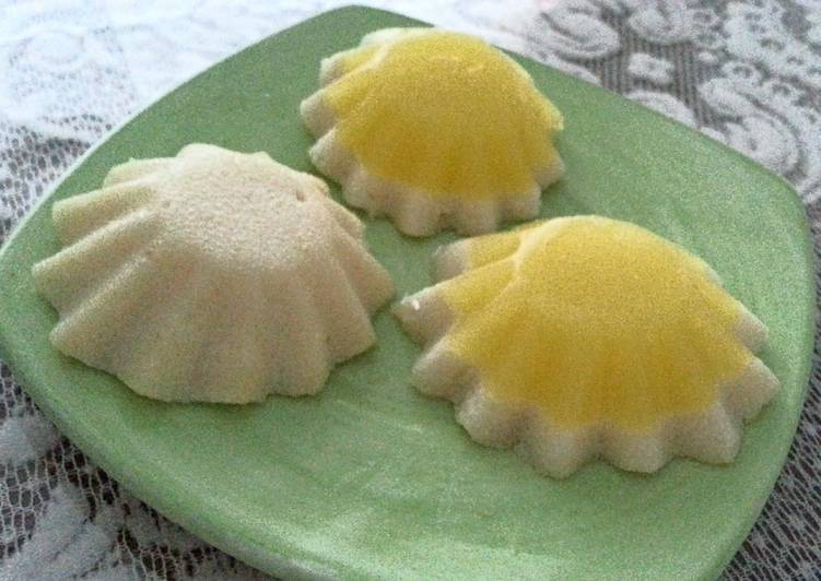 Recipe of Homemade Sunny two flat desert (limonlu irmikli muhallebi)