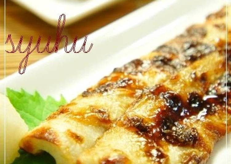 Simple Way to Cook Yummy Eel Kabayaki with Grilled Chikuwa