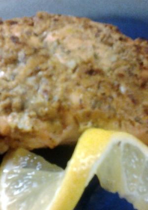 A picture of Garlic Herbed Dijon Salmon.