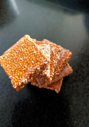 A picture of Sesame Seeds Chikki.