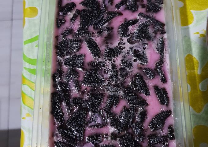 Puding oreo