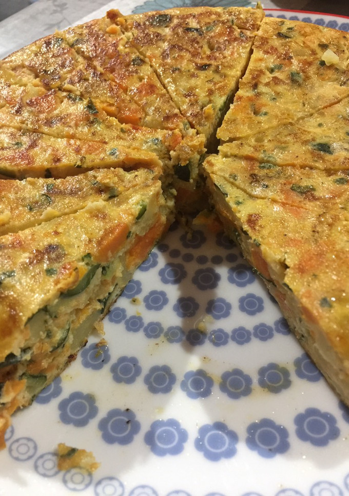 Una foto de Tortilla campera o paisana