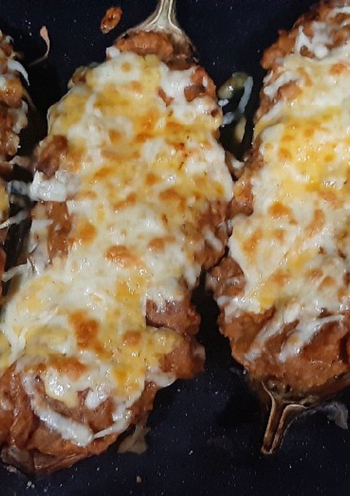 Una foto de Berenjenas rellenas