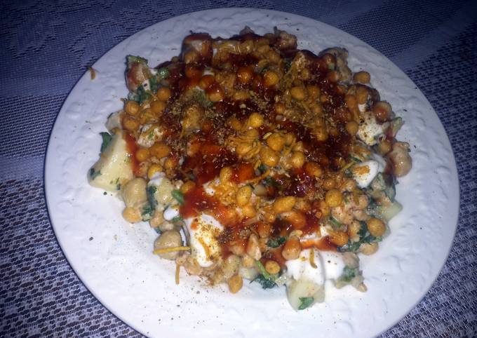 spicy salad chana chat