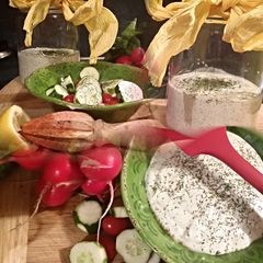 A picture of TX's Style ~ Ranch Dressing Seasoning Mix's ~ Original, Lemon, Onion and Italian Flavor ~ NO MSG.