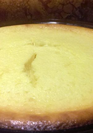 A picture of Easy Crustless Cheesecake.