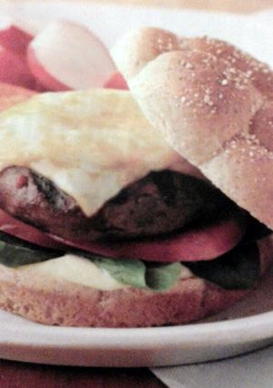 A picture of Portobello "burgers".