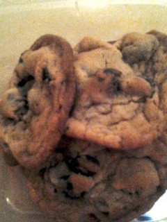 A picture of chocolate chip cookies.