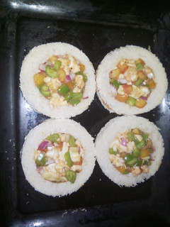 A picture of Pizza discs.