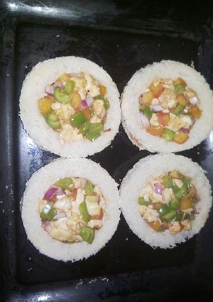 A picture of Pizza discs.