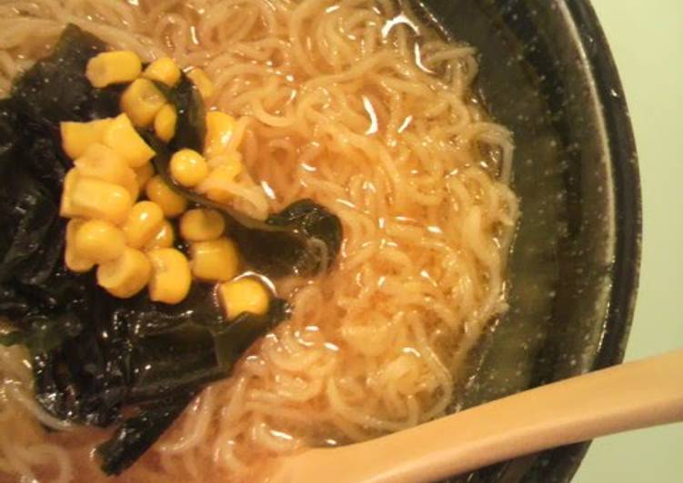 Recipe of Any-night-of-the-week On a Diet! Shirataki Noodle Soy Sauce Ramen