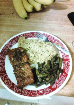 A picture of Asian Baked Salmon for 2.