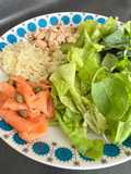 Ensalada de salmón y alcaparras