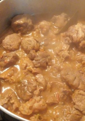 Una foto de Morcillo de ternera guisado