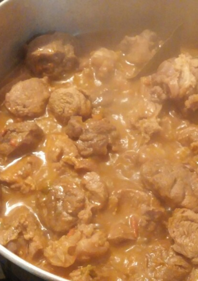 Una foto de Morcillo de ternera guisado
