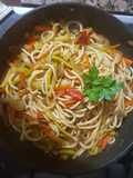 Vermicelli, con vegetales