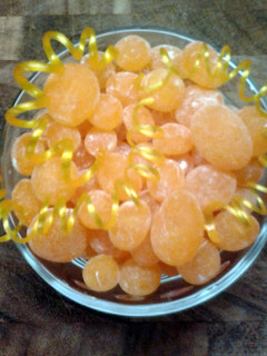 A picture of Homeade Lemon Drops.