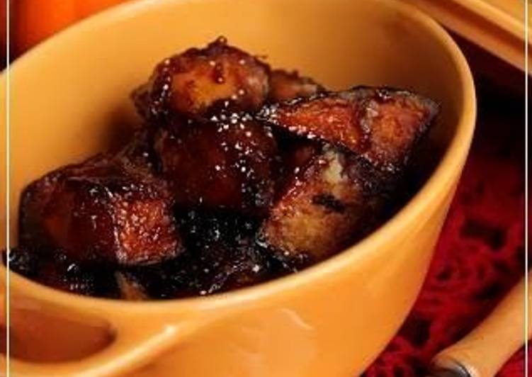 Step-by-Step Guide to Prepare Super Quick Homemade Sweet and Spicy Kabocha Squash in a Thick Vinegar Sauce