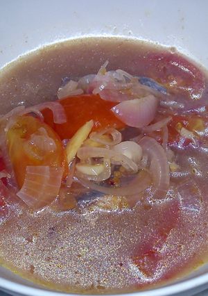 A picture of MOMI SOURLY FISH SOUP.