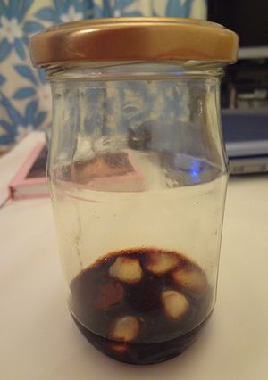 A picture of Garlic Soy Sauce.