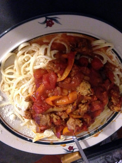 A picture of Sausage Linguine.