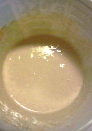 A picture of Mock Burger King Zesty Sauce.