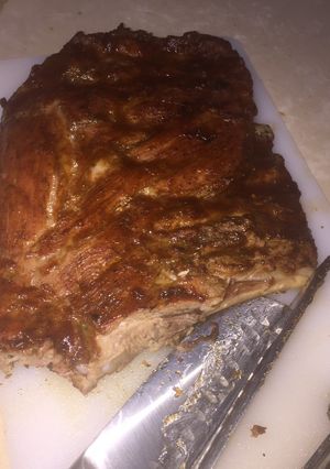 Una foto de Costilla de cerdo al horno