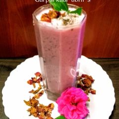 A picture of Blushing Rose coconut Lassi.