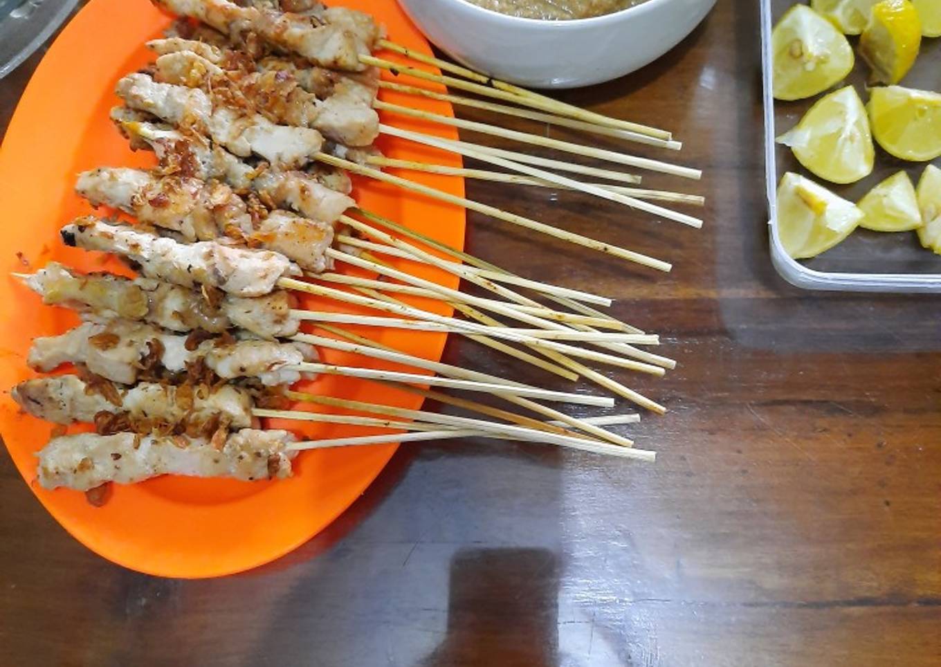 Sate Taichan bumbu Kacang